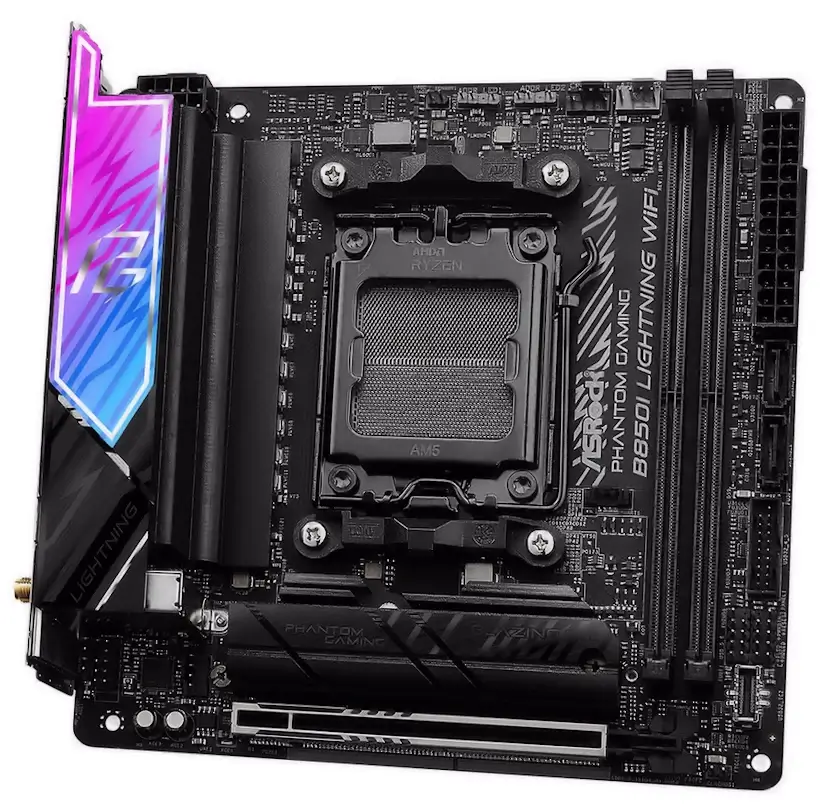 Montaje Placa Base ASRock B850I Lightning WIFI Vallecas Informático Vallecas - Montaje Placa Base ASRock B850I Lightning WIFI Vallecas